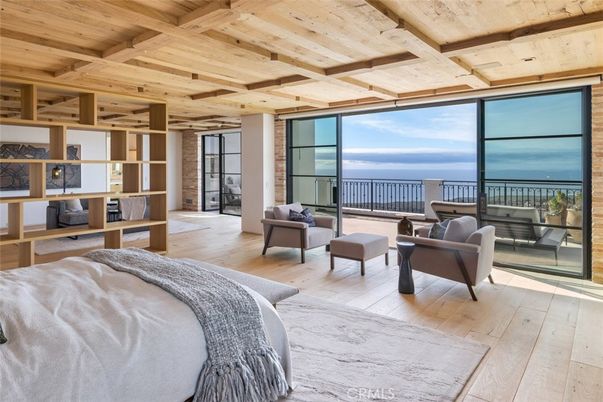 Bedroom, Interior, Water, Wooden Beams, Wooden Ceilings, Wood Texture Flooring