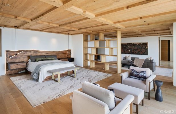 Bedroom, Interior, Wooden Beams, Wooden Ceilings, Wood Texture Flooring