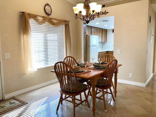 Chandelier, Dining room, Interior, Kitchen, Recessed Lighting