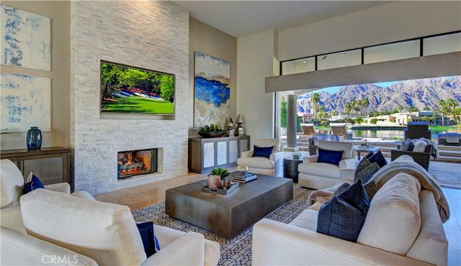 Fireplace, Interior, Living room, Stone Walls