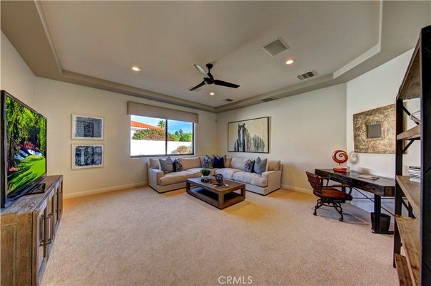 Home Office, Interior, Living room, Recessed Lighting