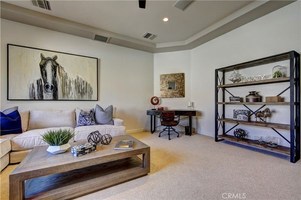 Home Office, Interior, Living room, Recessed Lighting