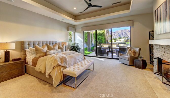 Bedroom, Fireplace, Interior, Recessed Lighting