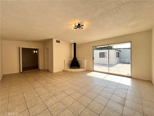 Empty room, Fireplace, Interior