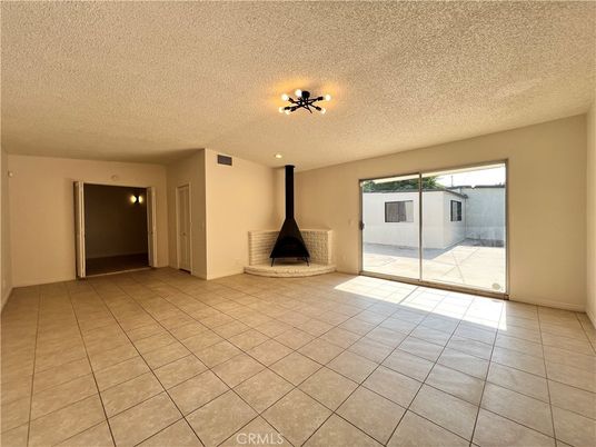 Empty room, Fireplace, Interior