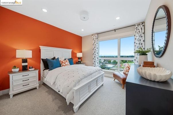 Bedroom, Interior, Recessed Lighting, Water