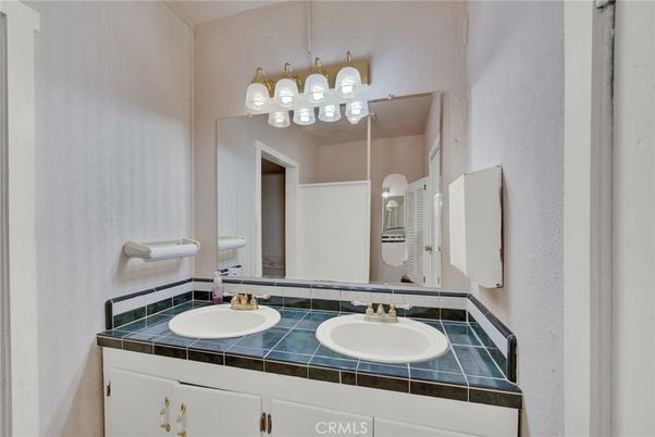 Bathroom, Dual Sink Vanities, Interior, Tile Countertops