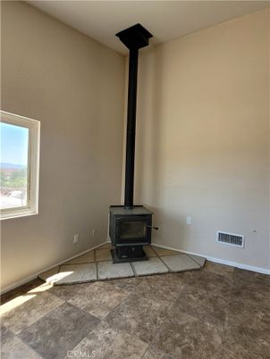 Empty room, Fireplace, Interior