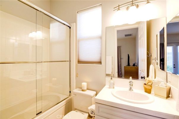 Bathroom, Glass Shower, Interior, Tile Countertops