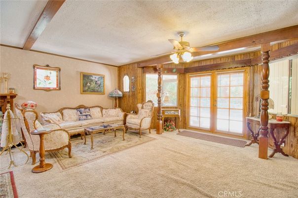 Interior, Living room, Wooden Beams, Wooden Walls