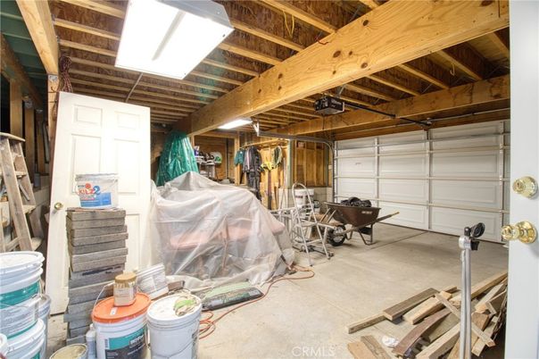 Garage, Interior, Wooden Beams, Wooden Ceilings