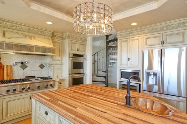 Interior, Kitchen, Recessed Lighting, Stainless Steel Appliances