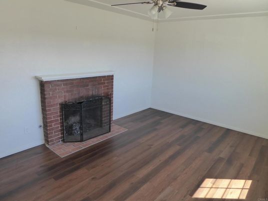 Empty room, Fireplace, Interior, Wood Texture Flooring