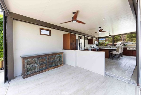 Dining room, Interior, Kitchen, Recessed Lighting, Wood Texture Flooring