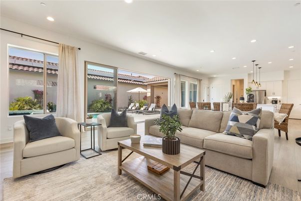 Dining room, Interior, Kitchen, Living room, Pendant Lights, Recessed Lighting, Wood Texture Flooring