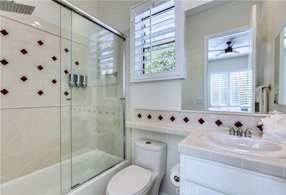 Bathroom, Glass Shower, Interior, Tile Countertops