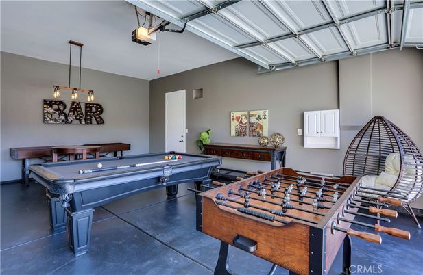 Billiard Table, Game Room, Interior, Pendant Lights