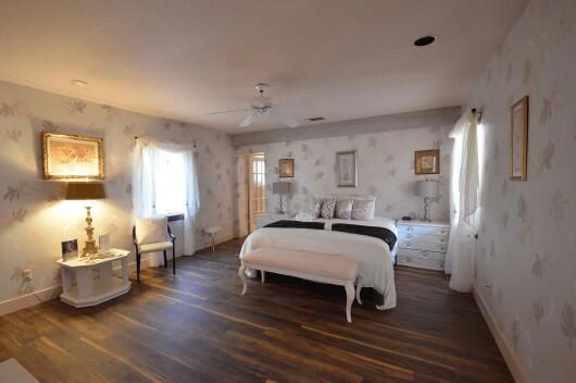 Bedroom, Interior, Wood Texture Flooring