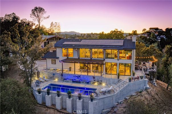 Exterior, Pool, Solar Panels