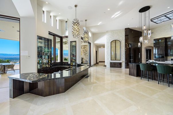 Dining room, Interior, Kitchen, Pendant Lights, Recessed Lighting