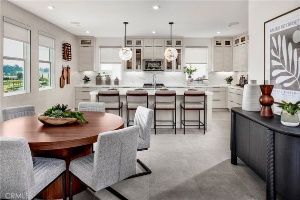 Dining room, Interior, Kitchen, Pendant Lights, Recessed Lighting