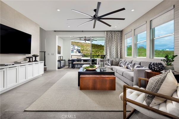 Interior, Living room, Recessed Lighting
