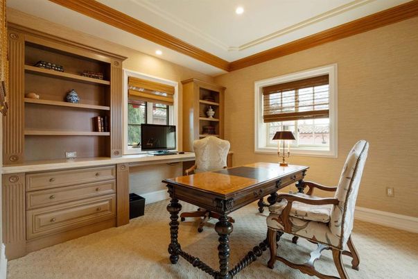 Home Office, Interior, Recessed Lighting