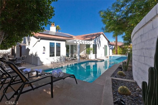 Exterior, Pool, Solar Panels