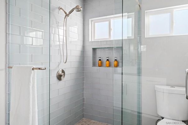 Bathroom, Glass Shower, Interior