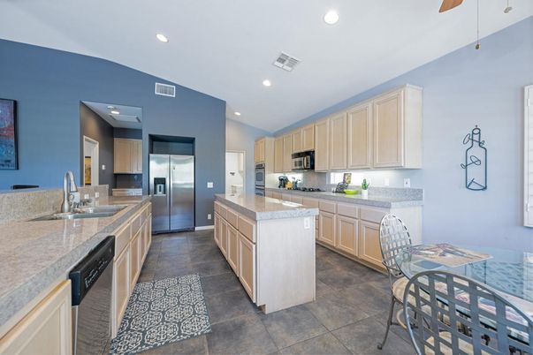 Interior, Kitchen, Recessed Lighting, Stainless Steel Appliances