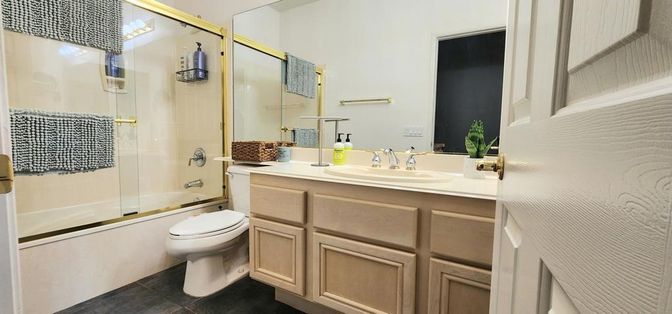 Bathroom, Glass Shower, Interior