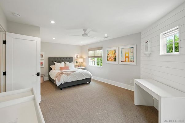 Bedroom, Interior, Recessed Lighting
