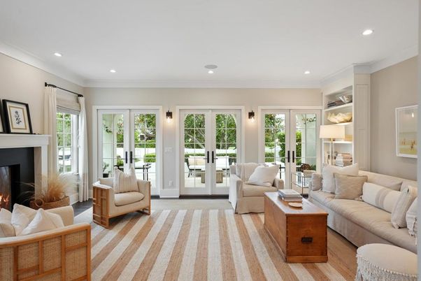 Fireplace, Interior, Living room, Recessed Lighting