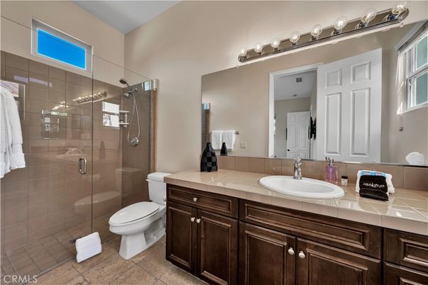 Bathroom, Glass Shower, Interior, Tile Countertops