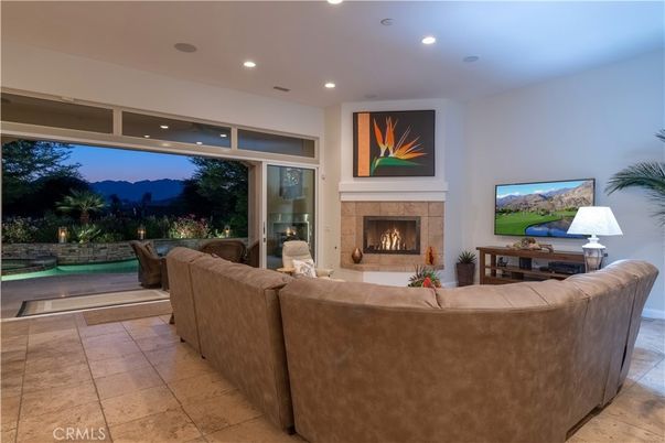 Fireplace, Interior, Living room, Recessed Lighting