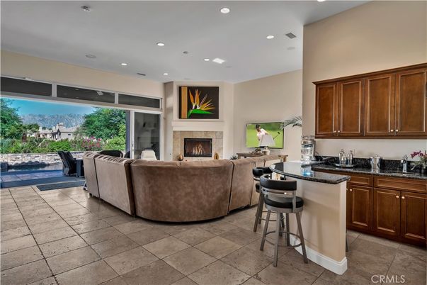 Fireplace, Interior, Living room, Recessed Lighting