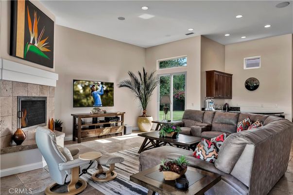 Fireplace, Interior, Living room, Recessed Lighting