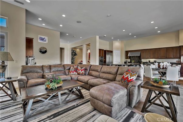Dining room, Interior, Kitchen, Living room, Recessed Lighting