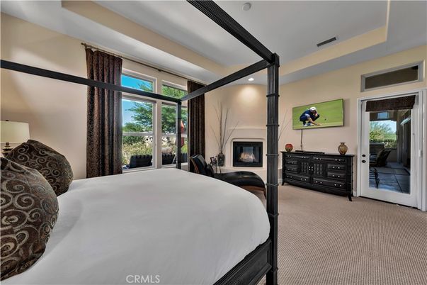 Bedroom, Fireplace, Interior, Recessed Lighting