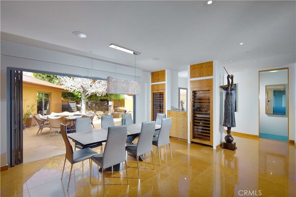 Dining room, Interior, Recessed Lighting