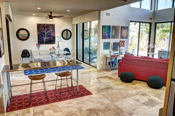 Interior, Living room, Recessed Lighting