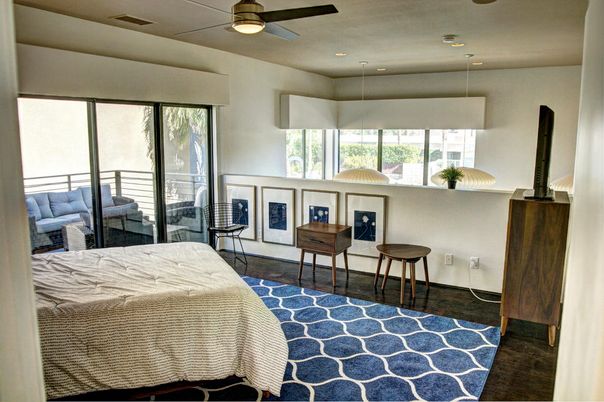 Bedroom, Fireplace, Interior, Recessed Lighting