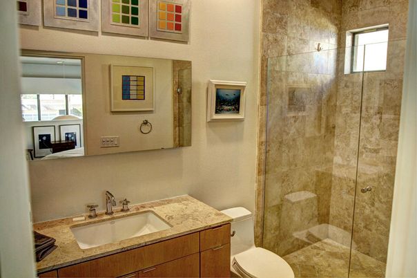 Bathroom, Glass Shower, Interior