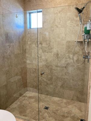 Bathroom, Glass Shower, Interior