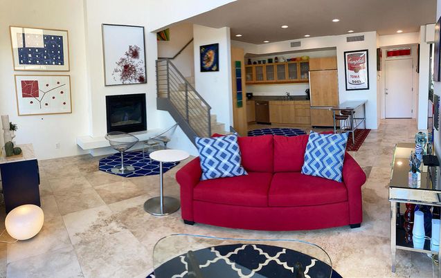 Fireplace, Interior, Living room, Recessed Lighting