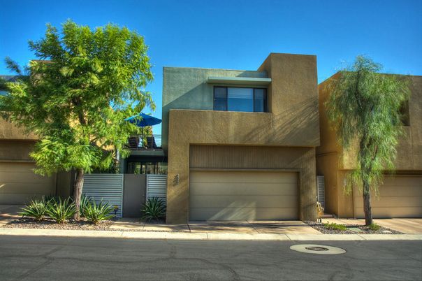 Attached, Exterior, Facade, Modern