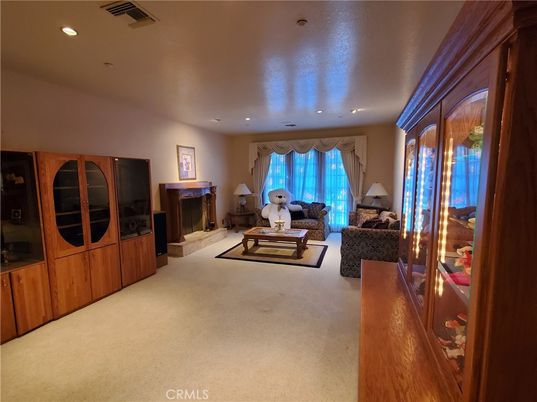 Fireplace, Interior, Living room, Recessed Lighting