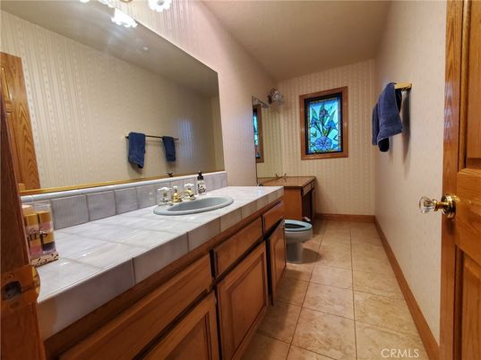 Bathroom, Dual Sink Vanities, Interior, Tile Countertops