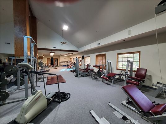 Fitness Equipment, Gym, Interior, Recessed Lighting