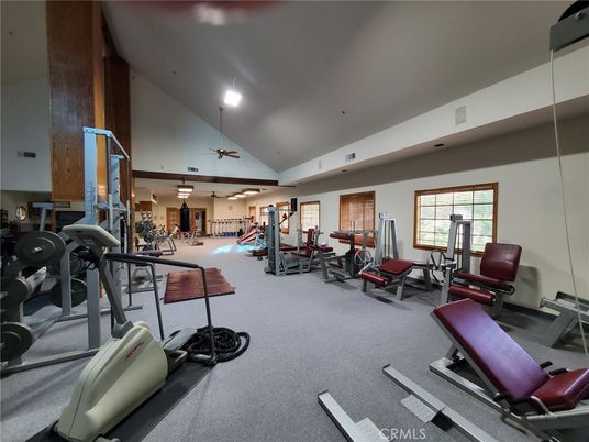 Fitness Equipment, Gym, Interior, Recessed Lighting